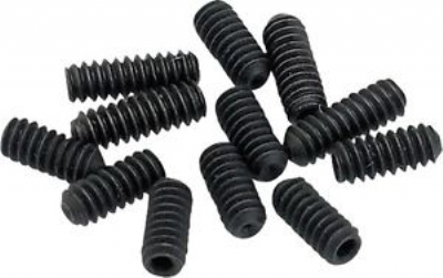 Fender Saddle Height Adjust Screws American Std Dlx '86-'07 (4 kısa 8 uzun) Blk (12) - 1