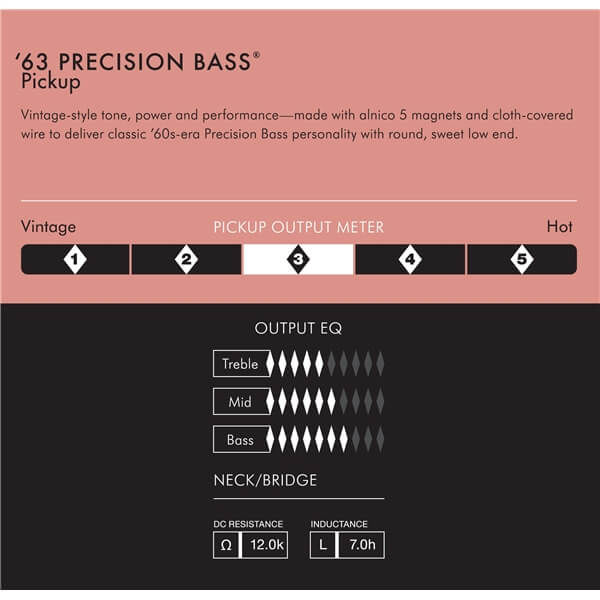 Fender Pure Vintage ’63 Precision Bass Manyetik Seti - 2