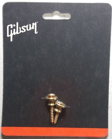 Gibson PREP-010 Strap Buttons Brass 2'li Set - 2