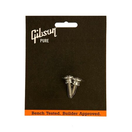 Gibson PREP-020 Strap Buttons, Aluminum 2'li Set - Gibson