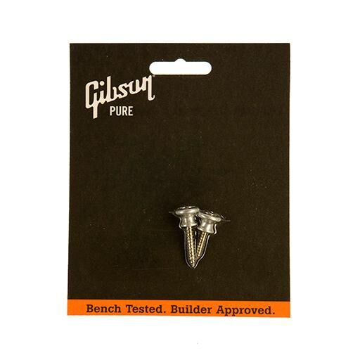 Gibson PREP-020 Strap Buttons, Aluminum 2'li Set - 1