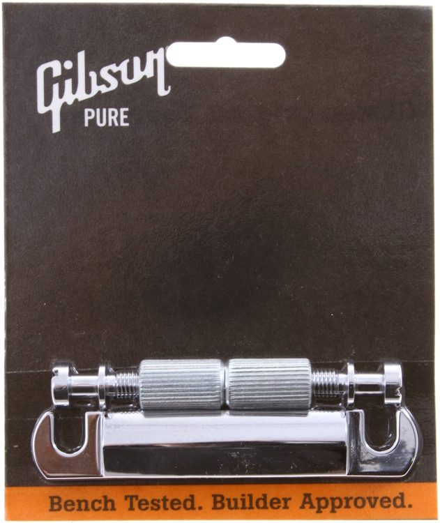 Gibson PTTP-010 Stop Bar Tailpiece Chrome Elektro Gitar Köprüsü - 2