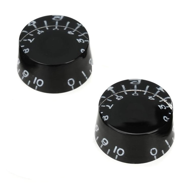 Gibson PRSK-010 Speed Knobs Black (2 Wolüme-2 Tone) - 1