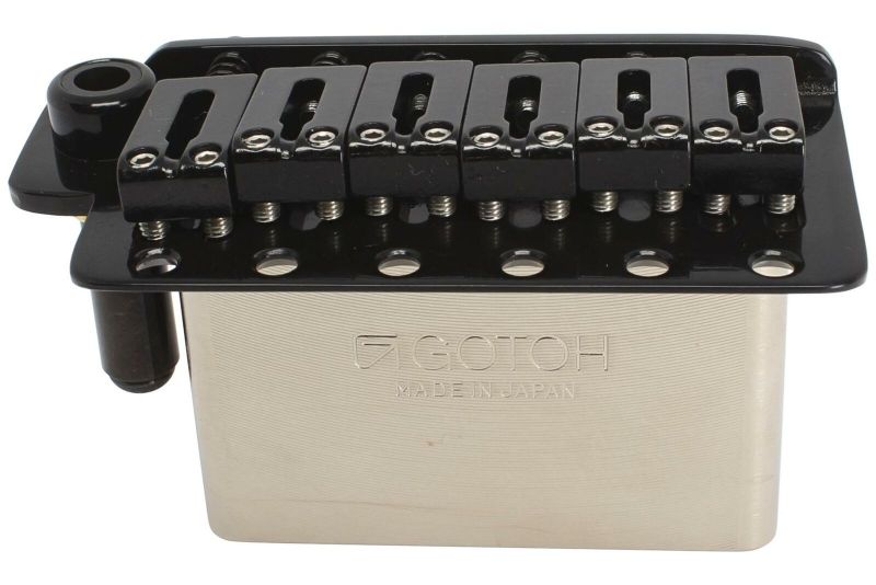 Gotoh 510TS-FE2-B Siyah Elektro Gitar Tremolo Köprü Seti - 1