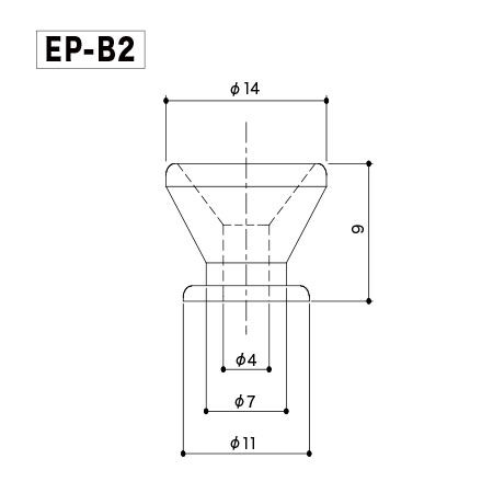 Gotoh EP-B2C Gitar Askı Pimi 2'li set - 2