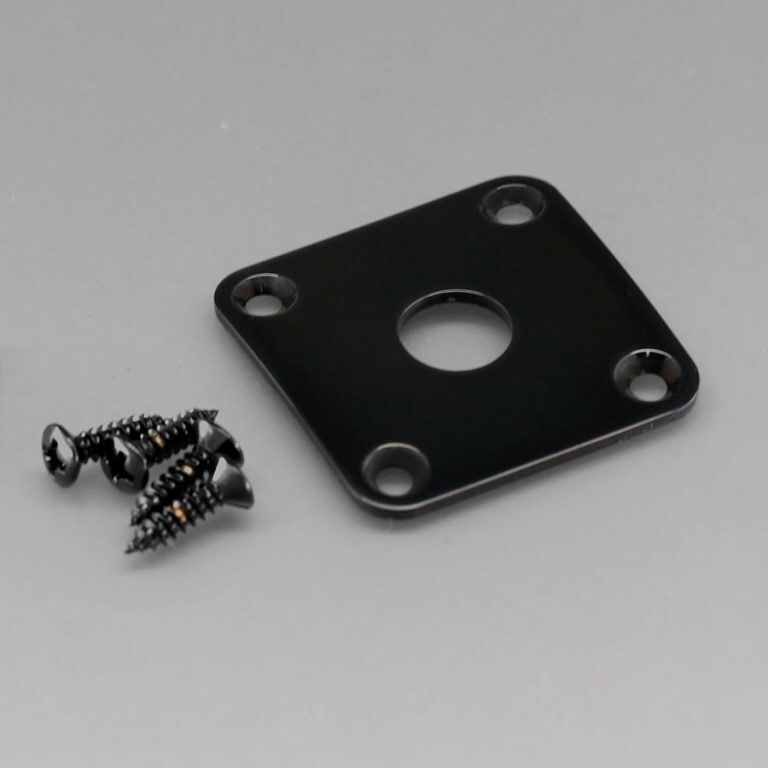 Gotoh JCB4B Black Metal Jack Plate - 1