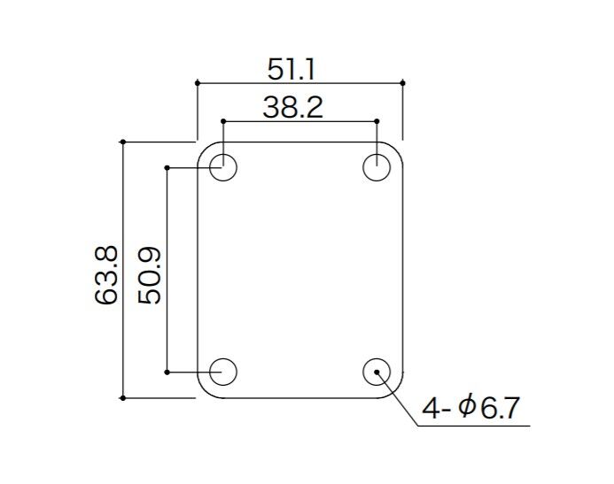 Gotoh NBS3C Chrome Neck Plate-Sap Montaj Plakası - 2