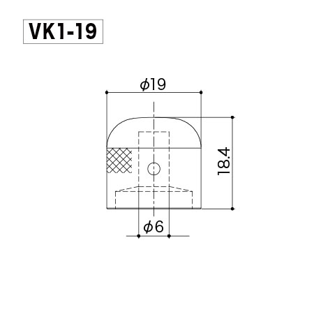 Gotoh VK1-19B Dome İçi Döküm Black Knob - 2