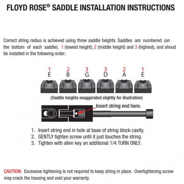 GraphTech PG-0080-B6 Floyd Rose Tekli Saddle - 2