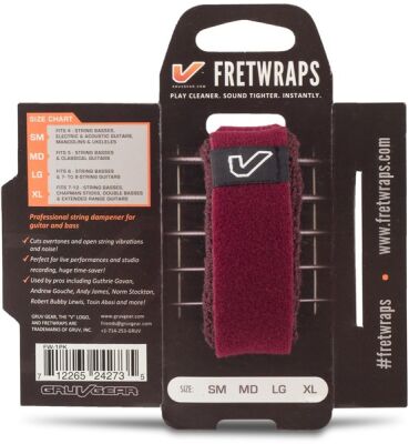 Gruv Gear FretWrap FW-1PK-BGY-SM- Bordo - Small - Gruv Gear