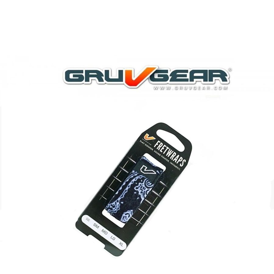 Gruv Gear FretWrap - Siyah Motorcu Bandana Small - 2