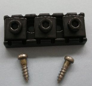 Ibanez 43mm Black Barless Locking Nut - 1