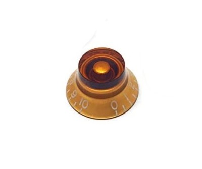 İbanez Orijinal 4KB12A0011 Amber Top Hat Bell Knob Tek - İbanez