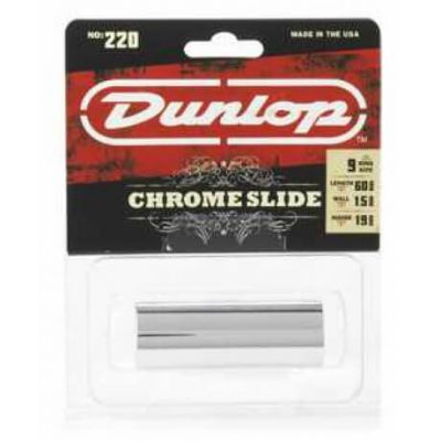 Jim Dunlop 220 (10 Ring) Chrome Medium Slide - 2