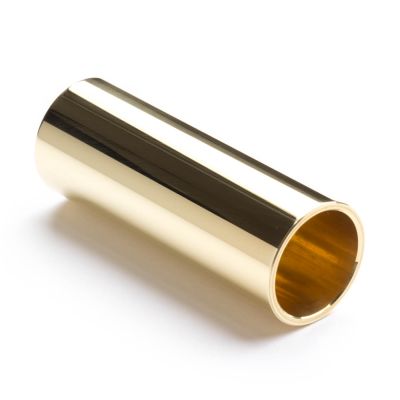 Jim Dunlop 222 ( 9 Ring) Brass & Gold Medium Slide - 3