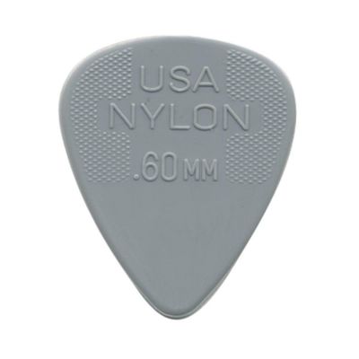 Jim Dunlop 44R.60-60mm Nylon Standard Light Gray Gitar Penası - 1