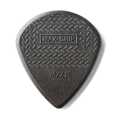 Jim Dunlop 471R3C-1 Max Grip Jazz III Carbon Fiber Gri Pena - 1