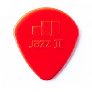 Jim Dunlop 47-2N Jazz II Nylon Red Pena - 1