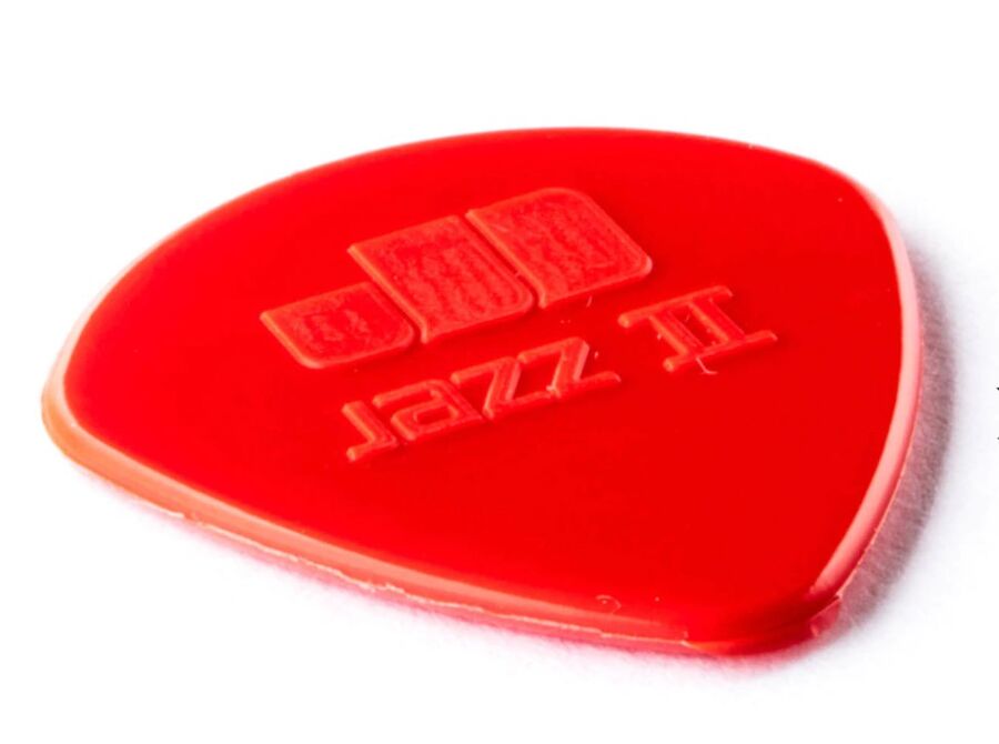 Jim Dunlop 47-2N Jazz II Nylon Red Pena - 2