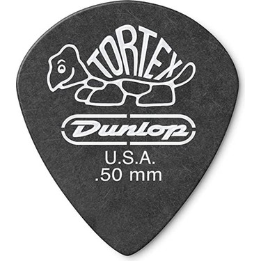 Jim Dunlop 482-050 Tortex Black Jazz III Pena - 1