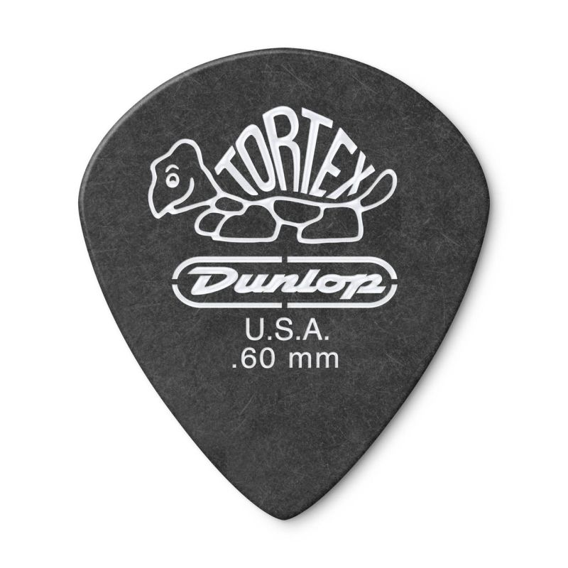 Jim Dunlop 482-060 Tortex Black Jazz III Pena - 1