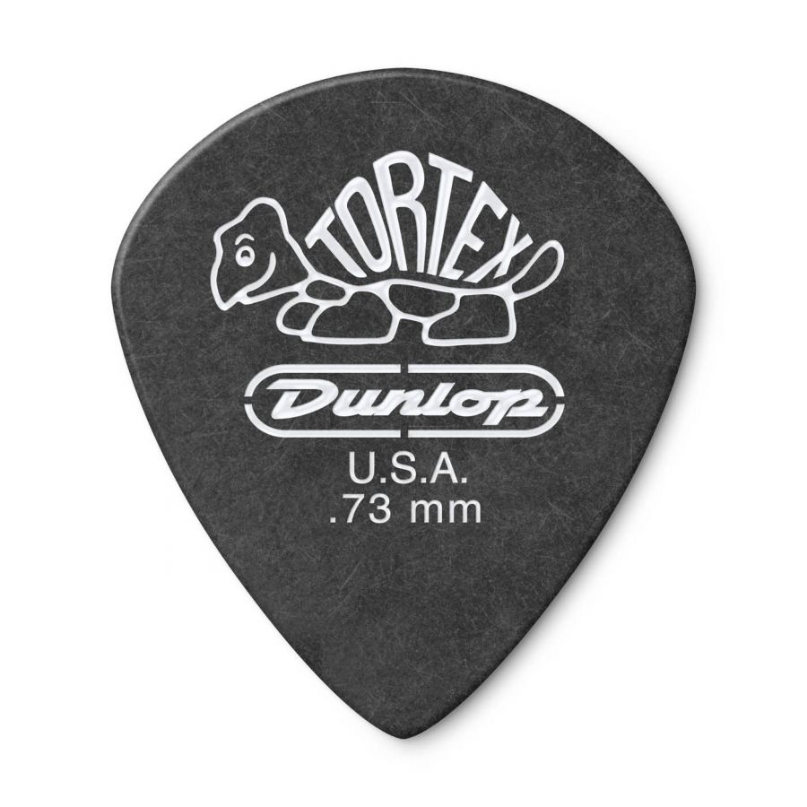 Jim Dunlop 482R-073 Tortex Black Jazz III Pena - 1