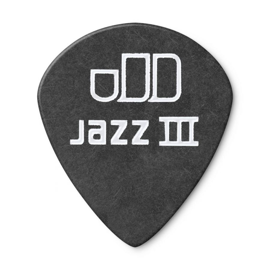 Jim Dunlop 482R-073 Tortex Black Jazz III Pena - 4