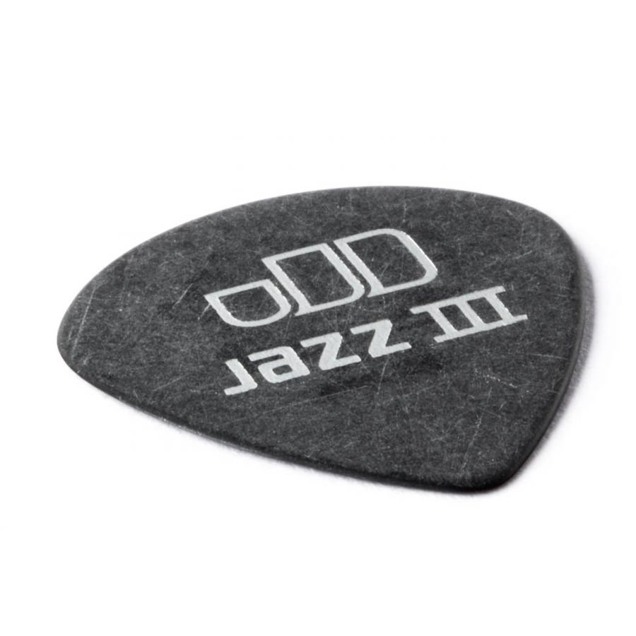 Jim Dunlop 482R-073 Tortex Black Jazz III Pena - 2