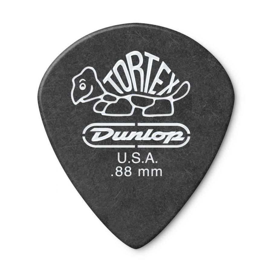 Jim Dunlop 482-088 Tortex Black Jazz III Pena - 1