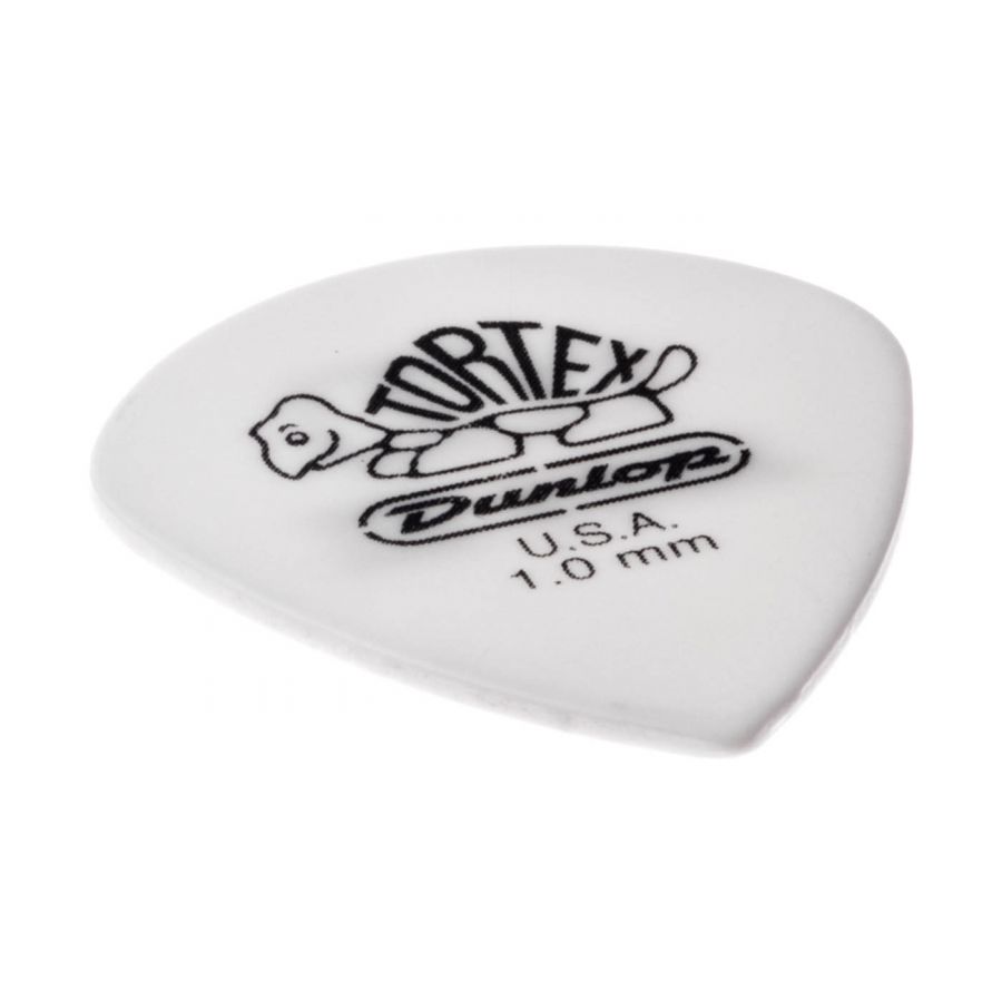 Jim Dunlop 482R1.0 Tortex White Jazz III Pena - 2