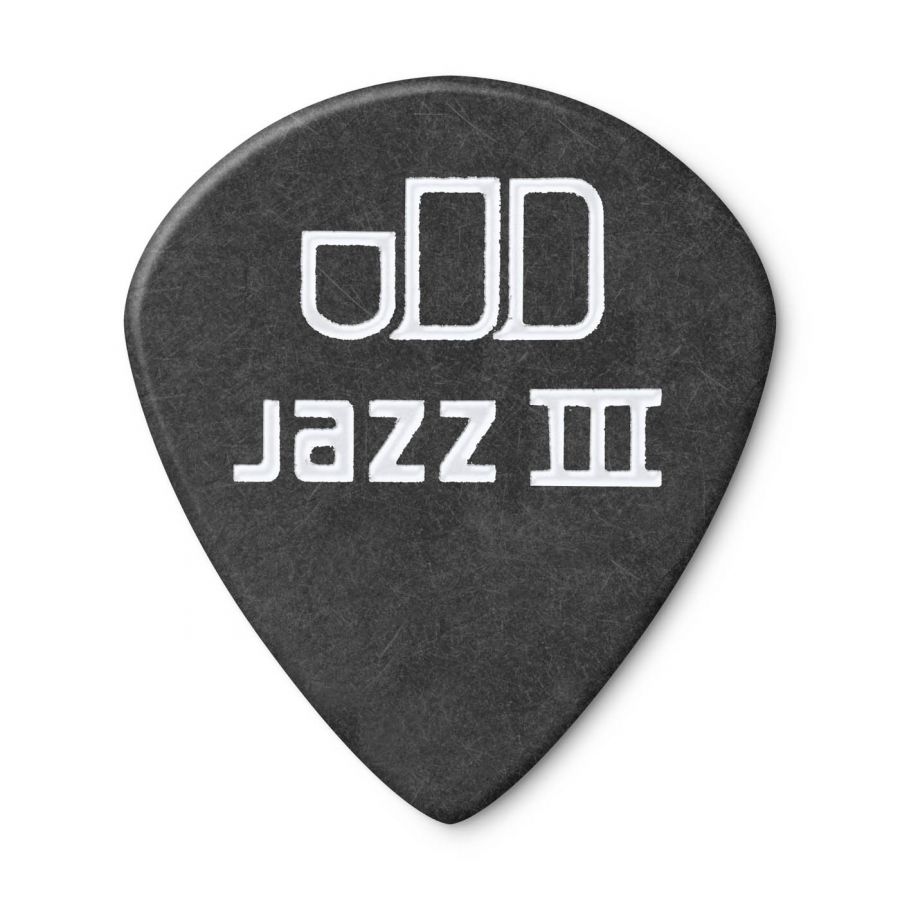 Jim Dunlop 482R1.14 Tortex Black Jazz III Tek Pena - 3