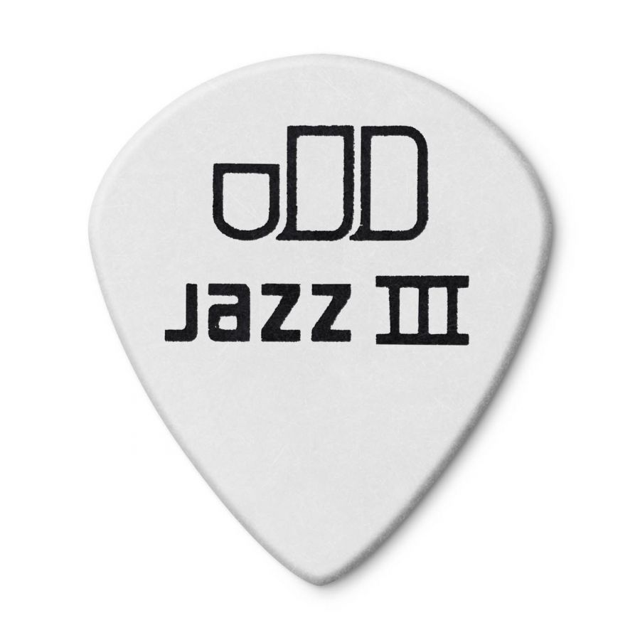 Jim Dunlop 482P1.14 Tortex White Jazz III Pena - 4