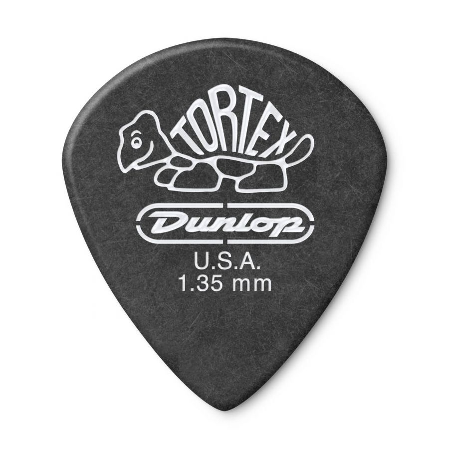 Jim Dunlop 482-135 Tortex Black Jazz III Pena - 1