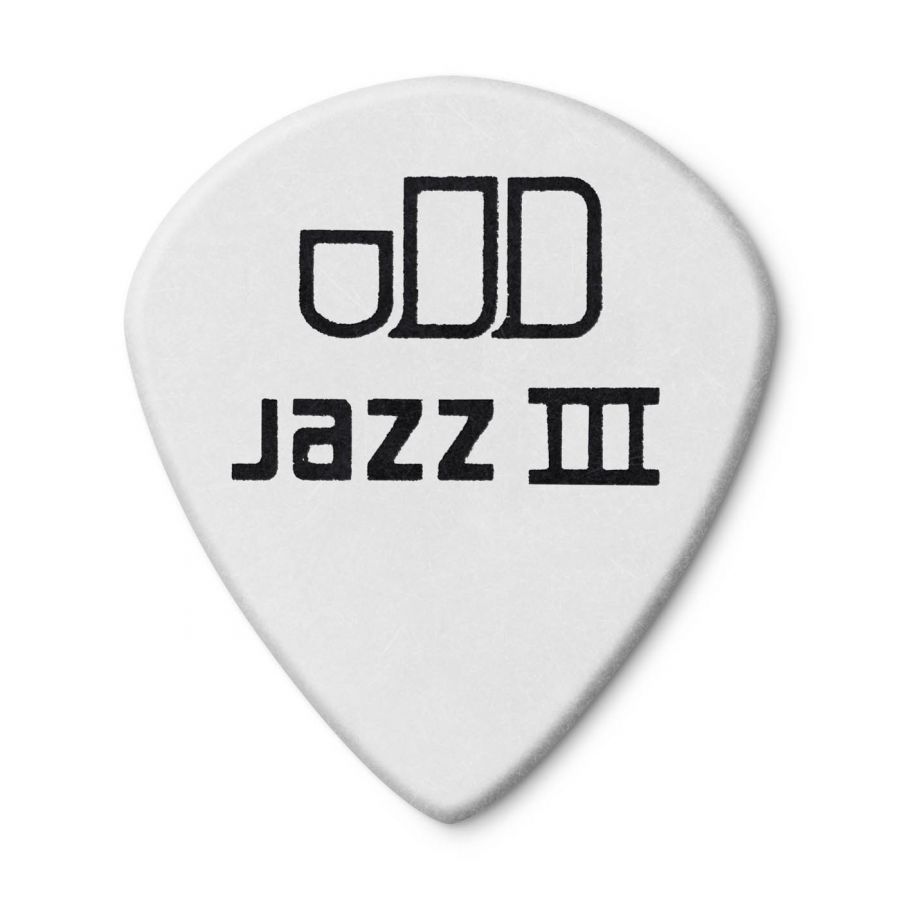 Jim Dunlop 482P1.35 Tortex White Jazz III Pena - 4