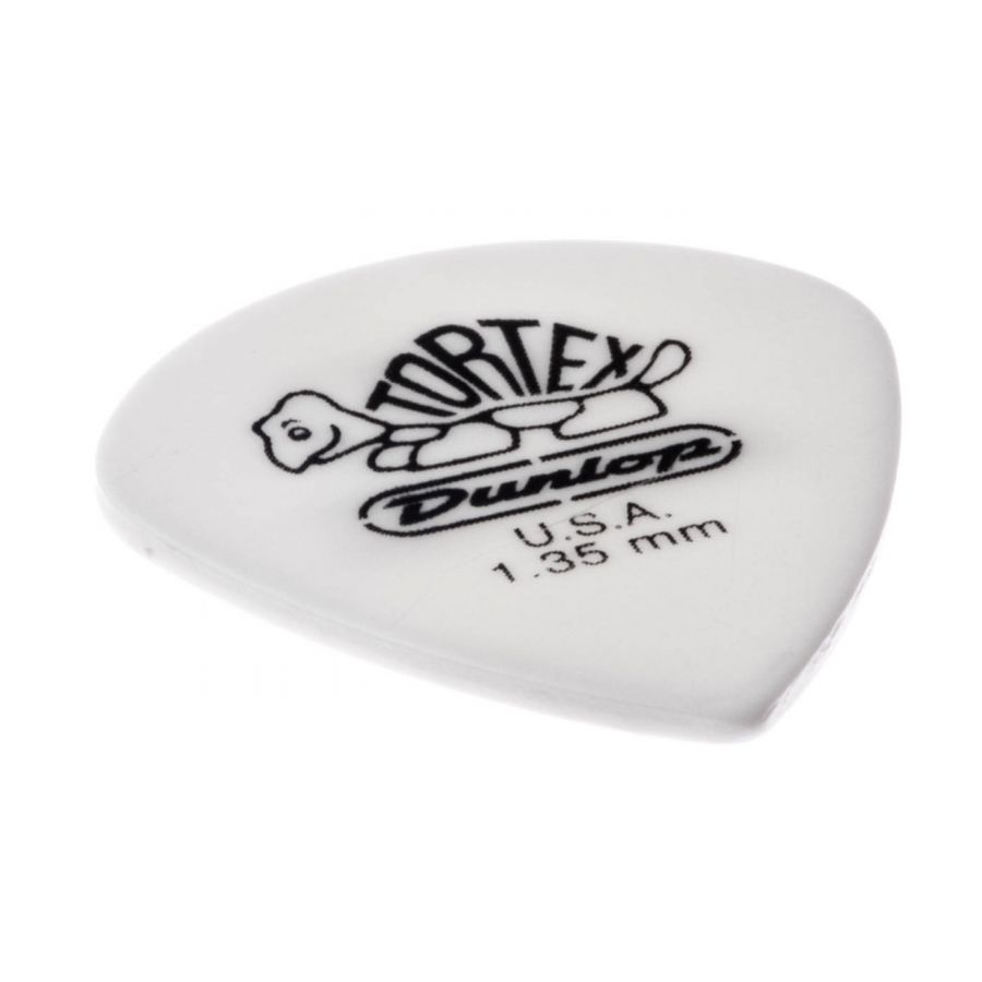 Jim Dunlop 482P1.35 Tortex White Jazz III Pena - 2