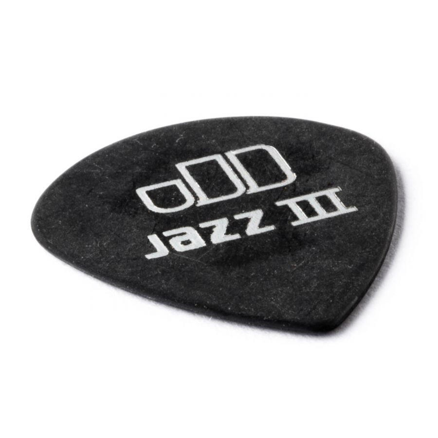 Jim Dunlop 482R1.50 Tortex Black Jazz III Pena Tek - 2