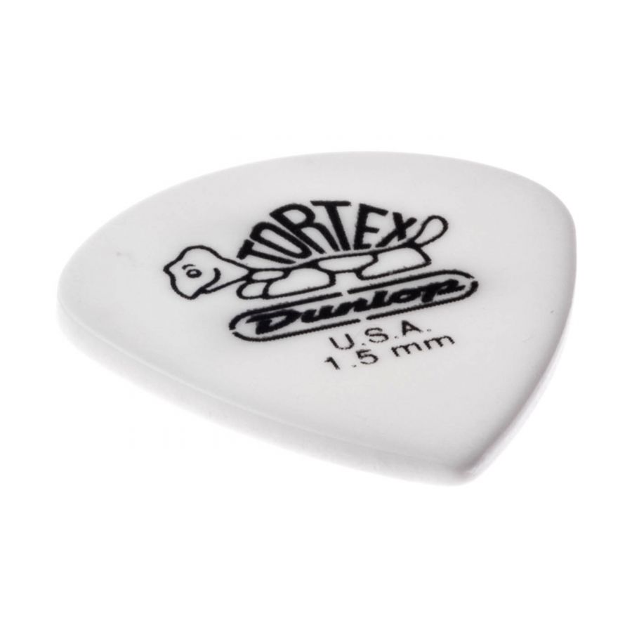 Jim Dunlop 482P1.50 Tortex White Jazz III Pena - 2