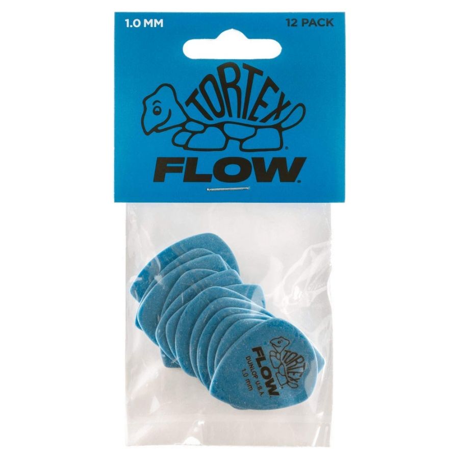 Jim Dunlop 558P1.0 Tortex 1mm Flow 12li Pena - 1