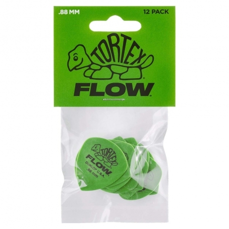 Jim Dunlop 558P.88 Tortex 88mm Flow 12li Pena - 1