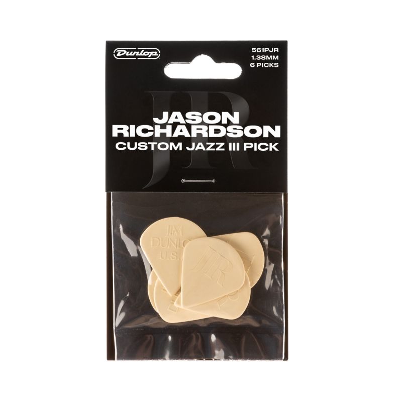 Jim Dunlop 561PJR Jason Rıchardson Custom Jazz III Gitar Penası 6'lı - 1