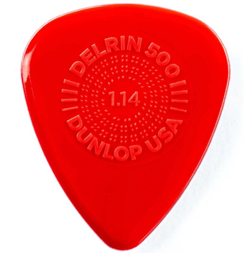 Jim Dunlop Delrin 500 Prime 1.14mm Grip Pena Tek - 1