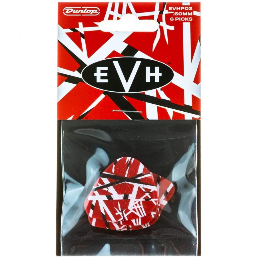 Jim Dunlop EVHP02 Eddie Van Halen Frankenstein 60mm 6lı Pena ( - 1