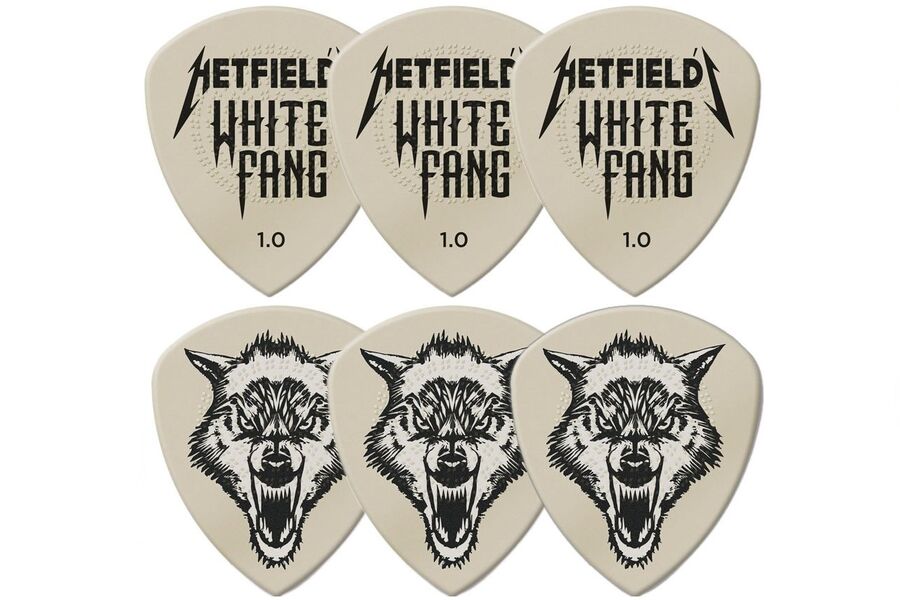 Jim Dunlop Hetfıeld's Whıte Fang™ Custom Flow® 1.0mm Kutu Pena - 2