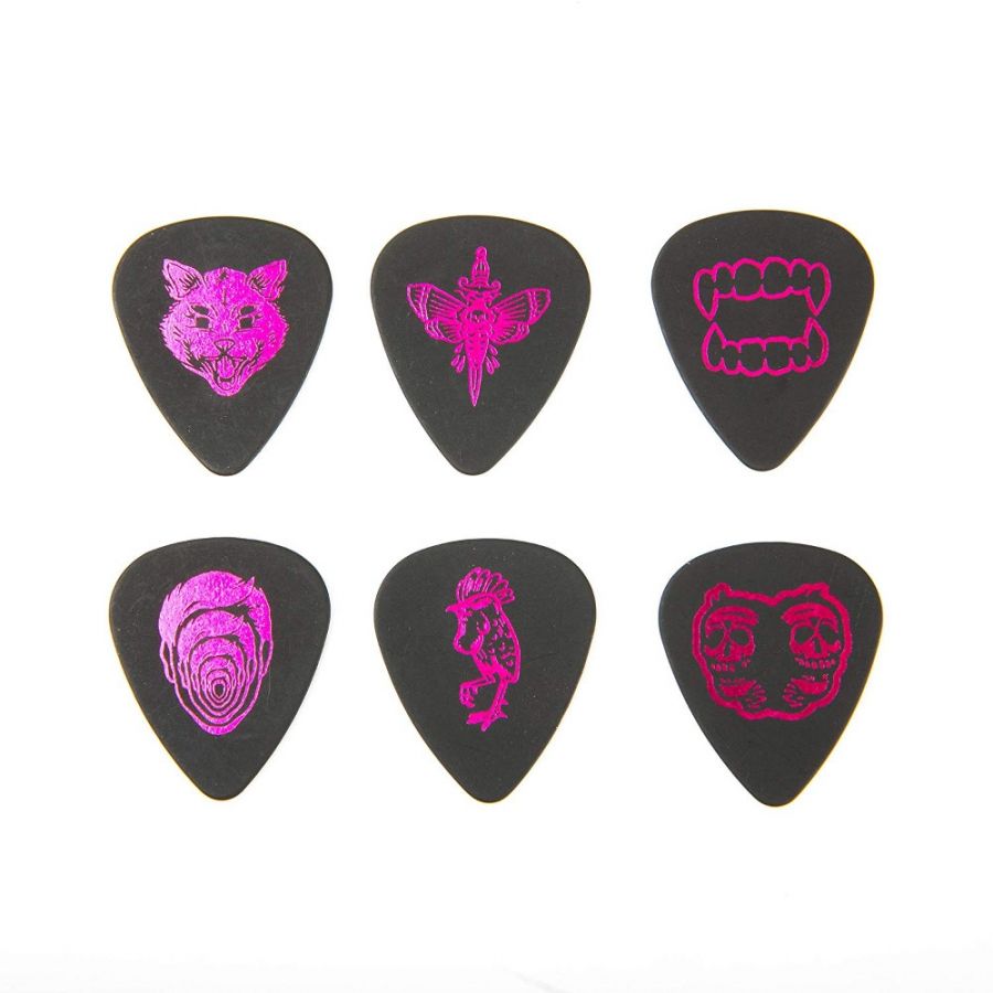 Jim Dunlop I Love Dust Magenta 88mm 6'lı Kutu Pena - 2