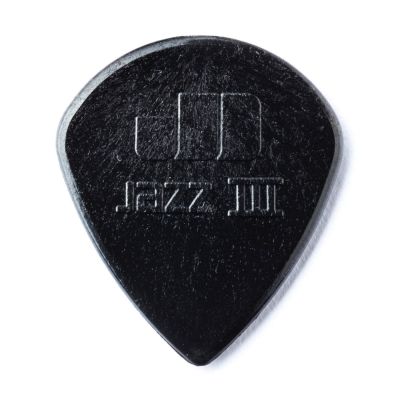 Jim Dunlop 47-3S Jazz III Nylon Black Pena - 1