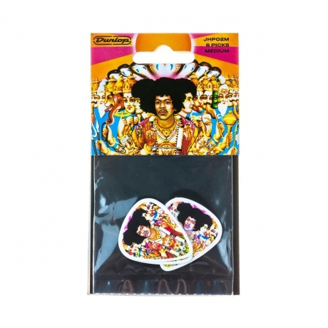 Jim Dunlop Jimi Hendrix Bold As Love 6lı Pena - 1