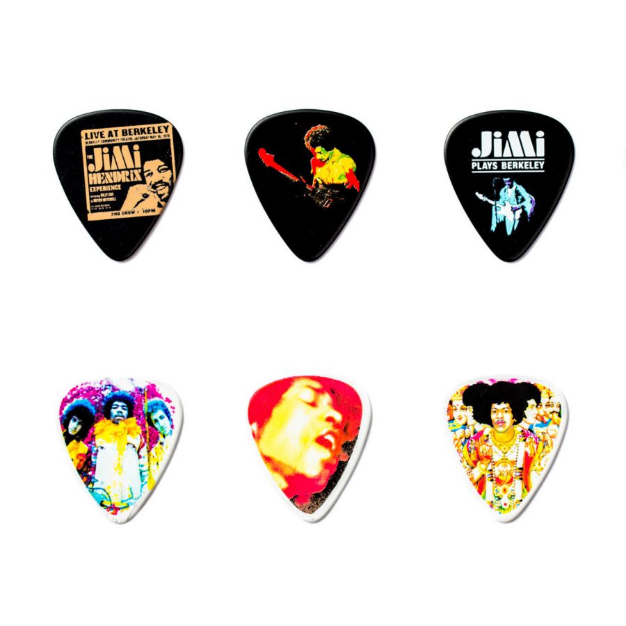 Jim Dunlop Jimi Hendrix Bold As Love 6lı Pena - 2