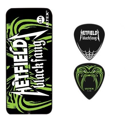 Jim Dunlop PH112T-1.14 Hetfıeld's Black fang 1.14mm 6’lı Pena Seti - 1