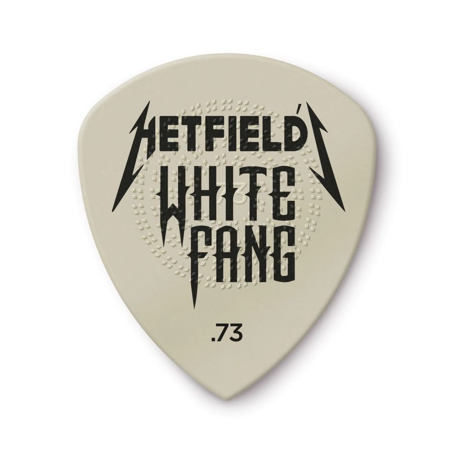 Jim Dunlop PH122P.73 Hetfield's White Fang Custom Flow® Pıck 0.73mm Tek - 1