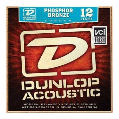 Jim Dunlop Phosphor Bronze DAP1254 Akustik Gitar Teli (12-54) - 1